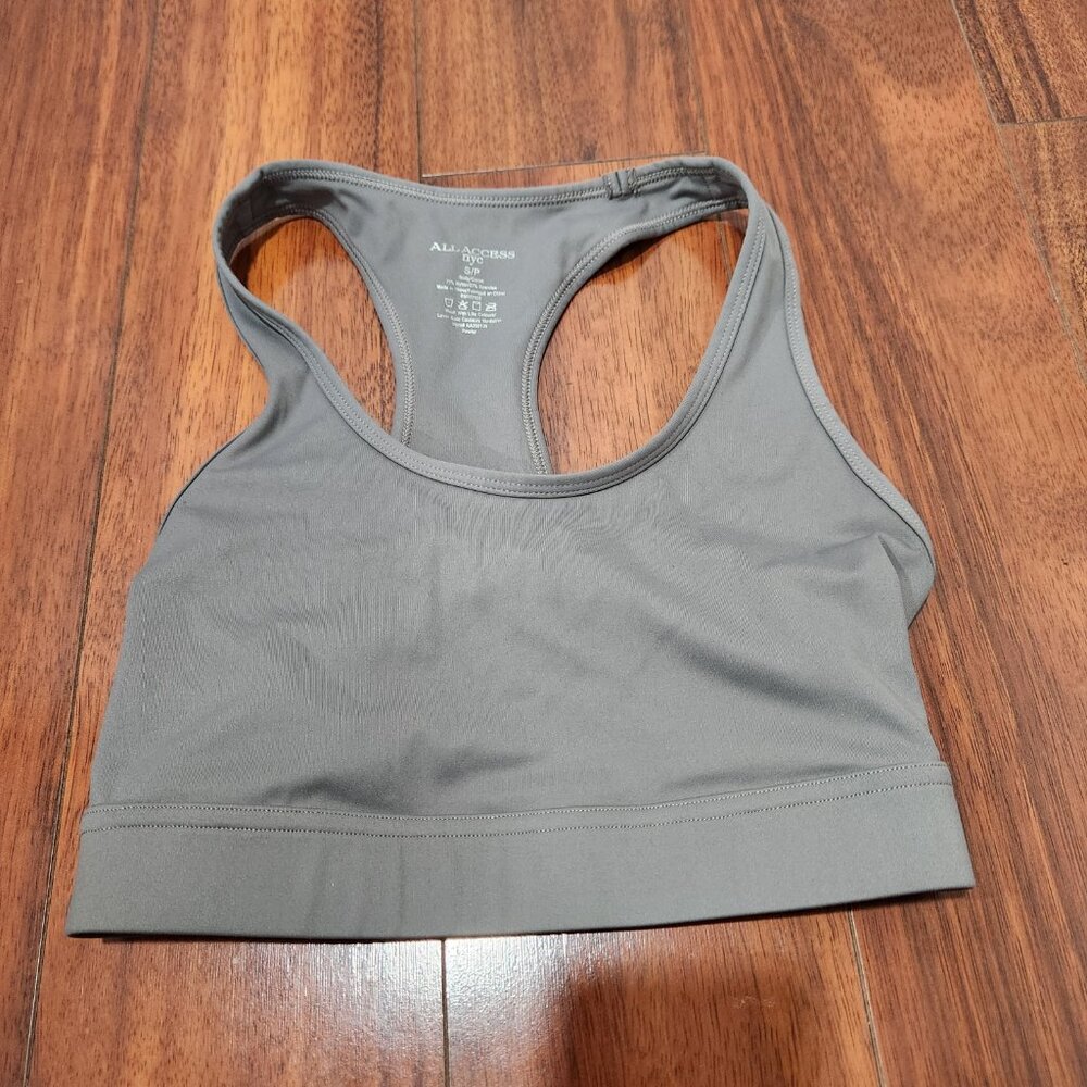 All Access NYC Grey sports top